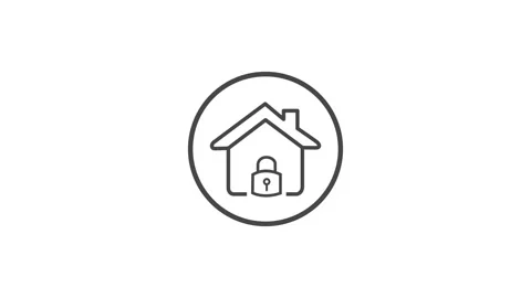 Animated security icon Stock Footage 327348000