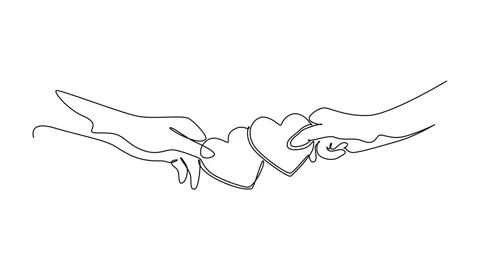 Animated self drawing of continuous line... | Stock Video | Pond5