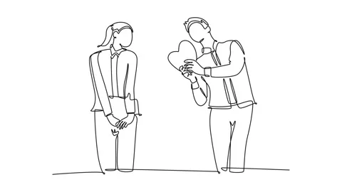 Animated self drawing of continuous line... | Stock Video | Pond5