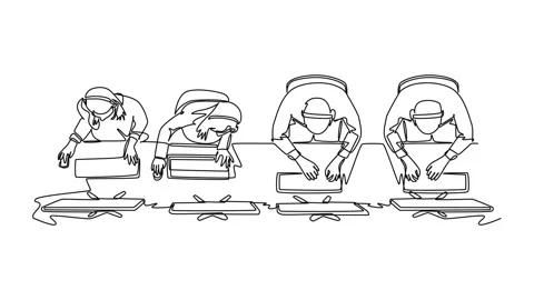Teamwork Line Drawing Stock Videos – Royalty-Free HD & 4K Videos | Page 9