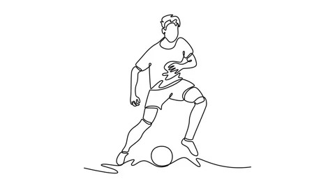 Footballs Drawing Stock Videos – Royalty-Free HD & 4K Videos