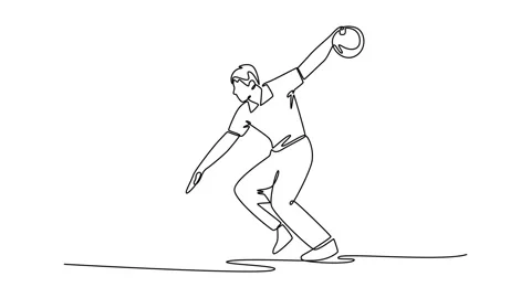 Animated self drawing of continuous line... | Stock Video | Pond5