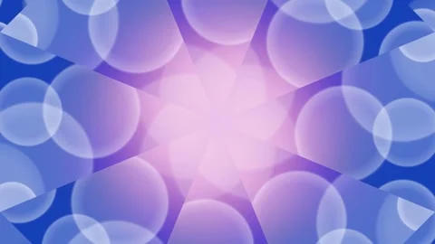 Animated sequence of pink and purple circles on blue background 스톡 동영상 330382970