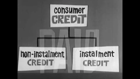 An animated sequence uses the example of paying for a car to illustrate the Vídeo Stock 93939168