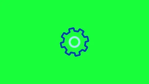 Animated Settings Wayfinder icon background animated, logo symbol, social media  Stock Footage 260124495
