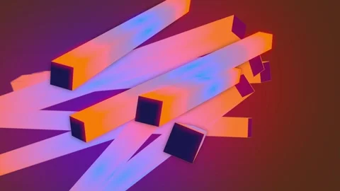 Animated Shapes 3D Motion Graphics. Stock Footage 296863637