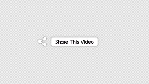 Animated Share This Video Button Graphic on Transparent Background 库存影片 341324392