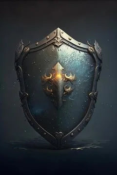 Animated shield Stock Illustration