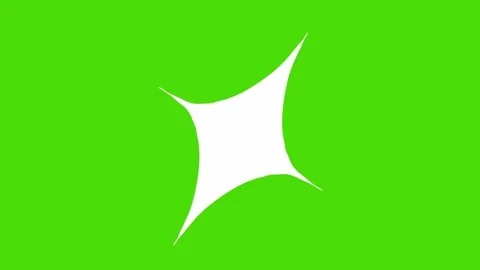 Animated Shining Star and Sparkle Pop-Up Effect on Green Screen, Glow Element Stock-Footage 320355872