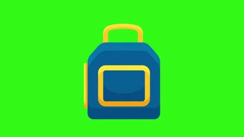Animated Shopping Bag Icon for E-commerce Retail and Online Business Concept Stock Footage 345930628
