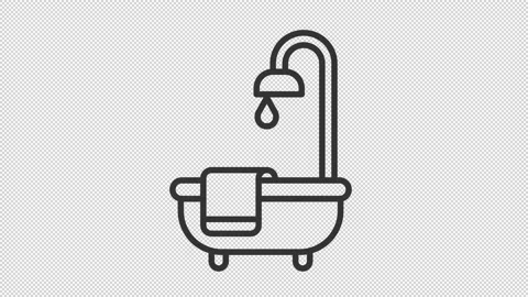 Animated Shower Stock Footage ~ Royalty Free Stock Videos | Pond5