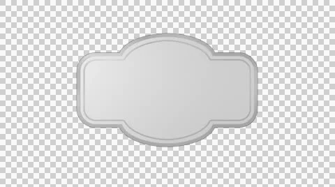 Animated Silver Vintage Label With Alpha 08 Видео 51780477