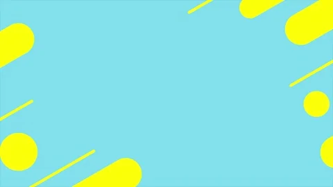 Animated simple background modern theme, circle, oval, and lines Stock Footage 313416692