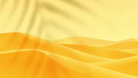 Animated simple sandy desert dunes animation: cartoon land deserts cartoon Stock Footage 307004256