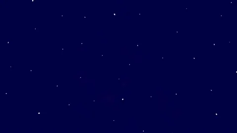 Animated simple spinning dark blue space background with stars. Night starry sky Stock Footage 232418975