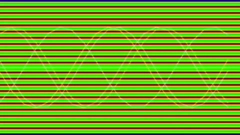 Animated sine wave graph display showing mathematical frequency and oscilla.. Stock Footage 335524157