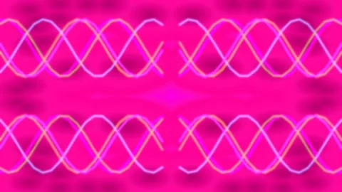 Animated sine wave pattern looping abstract science background loop Stock Footage 336886390