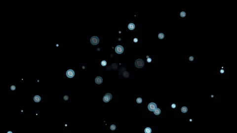 Animated Skipe logo explosion Stock Footage 142673218