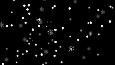 Animated snowfall and floating particles in a loop, perfect for winter holi.. Stock Footage 333173188