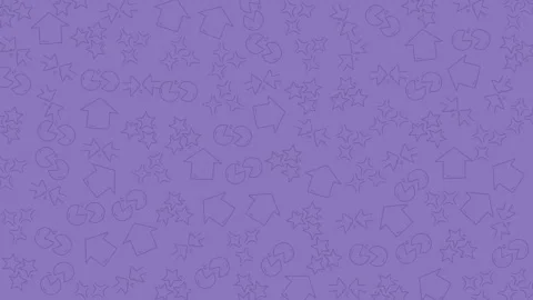 Animated snowflake pattern seamless background with festive purple hues Stock Footage 321640957