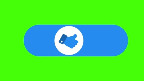 Animated Social Media Like Button Motion Graphic 스톡 동영상 347006455