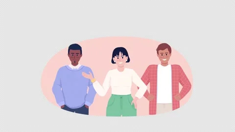 Animated software development team Video stock 229778344