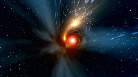 Animated space background 01 in 4K Stock Footage 35196053