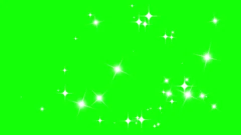 Animated sparkle effects overlay on green screen background with shimmering Stock-Footage 343805539