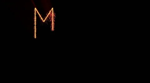 Animated Sparkler Text Forming Merry Christmas With Shine Effect Stock Footage 57295705