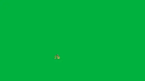 Animated sparkles and magic particles on green screen ideal for VFX Stock Footage 308866878