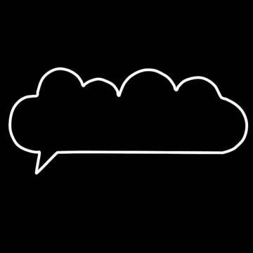 Animated Speech Bubble Reveal 動画素材 39397340