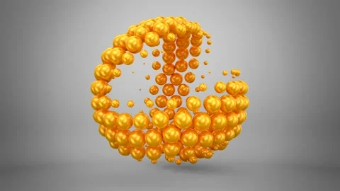 Animated Spheres Stock Footage 163458194