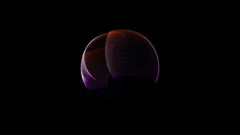 Animated spherical object with various transitions and rotations Vidéo 141457834