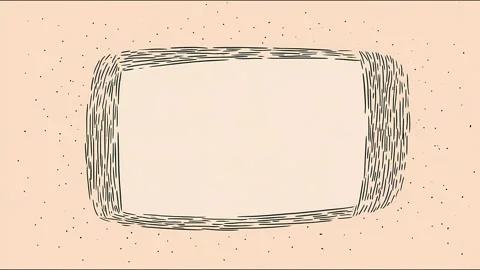 Animated square expansion with dotted pattern in minimalist design Stock Footage 318092064