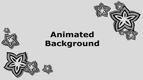 Animated Star Background - Black &amp; White Video stock 881704