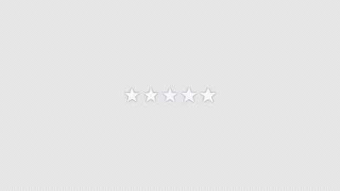 Animated Star Rating 5.0 out of 5 Overlay Alpha 4K Stock-Footage 339273676