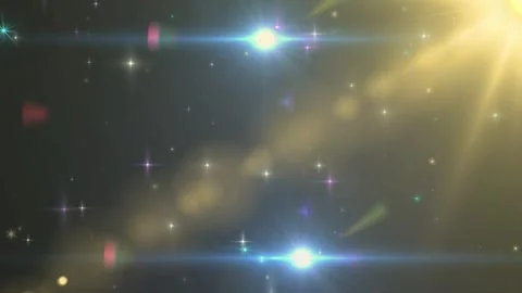 Animated starfield background with twinkling lights with video dark background 库存影片 340610904
