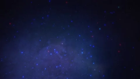Animated Starry Sky Background Loop (4K) Stock Footage 201828529