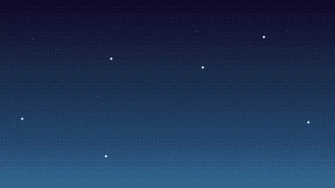 Animated pixel art space background. Glo... | Stock Video | Pond5