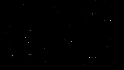 Animated Stars Black Background Video stock 323231631