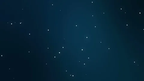 Animated stars on dark blue background | Stock Video | Pond5