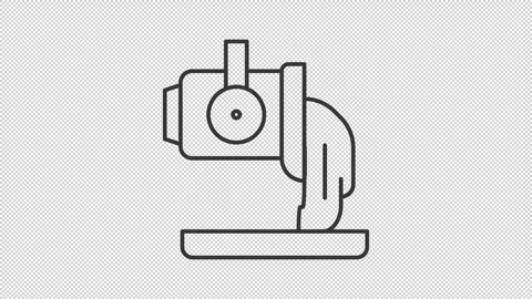 Animated steelmaking process line icons Stock Footage 321859077