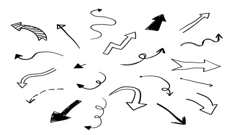 Animated Stickers and Doodles Background. Pattern Animated Background Video stock 305164449