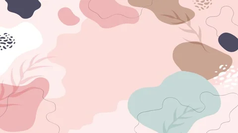 Animated Stickers and Doodles Background. Pattern Animated Background Stock Footage 305164737
