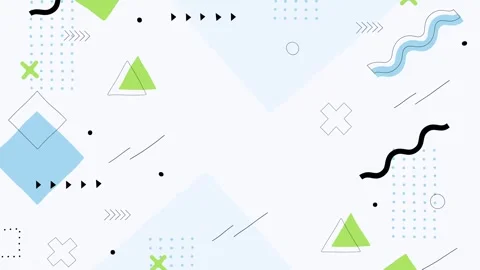 Animated Stickers and Doodles Background. Pattern Animated Background Stock Footage 305164815