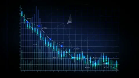 Animated Stock Market charts and graphs.... | Stock Video | Pond5