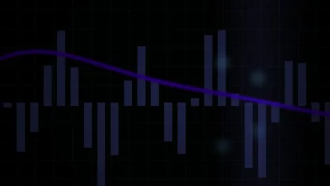 Animated stock market data graph trending. Stock Footage 339991935