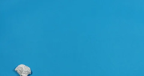 Animated stop motion. Office supplies and blank paper. Stock Footage 122932466