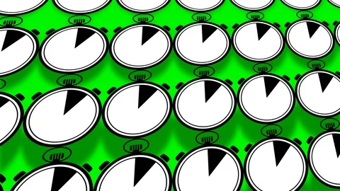 Animated Stopwatches. Stock Footage 91860970