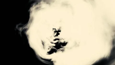 Animated Storm Cloud Fast Motion. cinematic animation background, flying through イラスト素材